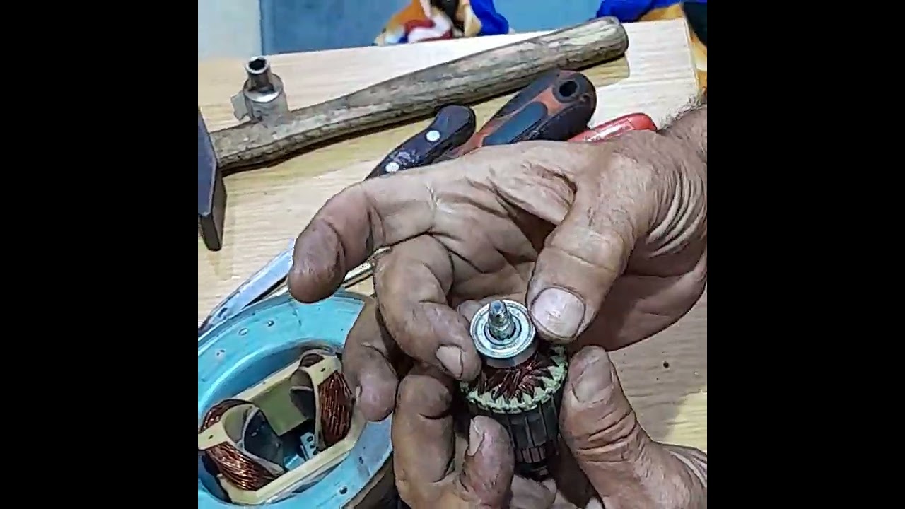🔧 طريقة تغيير وتركيب رمان بلي موتور المكنسة الكهربائية خطوة بخطوة