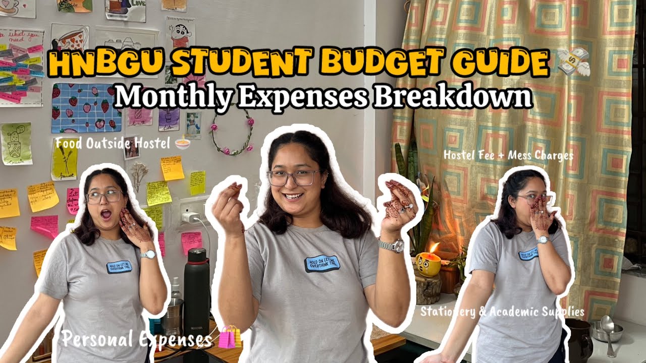 HNBGU Student Budget Guide 💸 | Monthly Expenses Breakdown || Srinagar Uttarakhand 