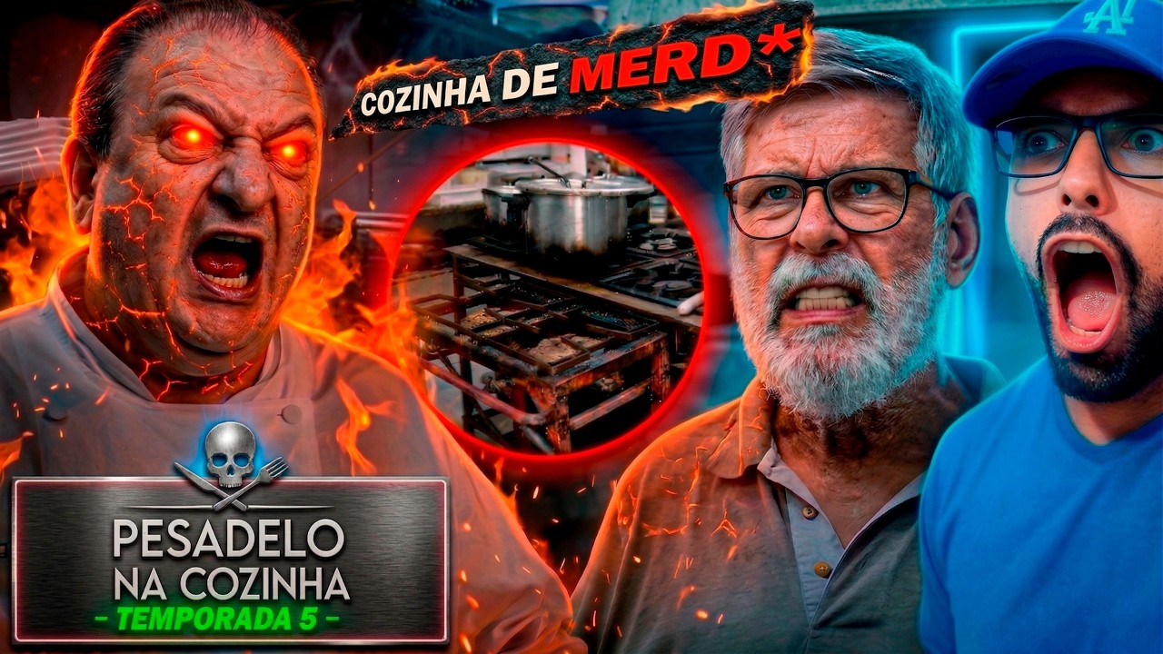 IN&Eacute;DITO🔥: A COZINHA mais SUJA de PESADELO na COZINHA!