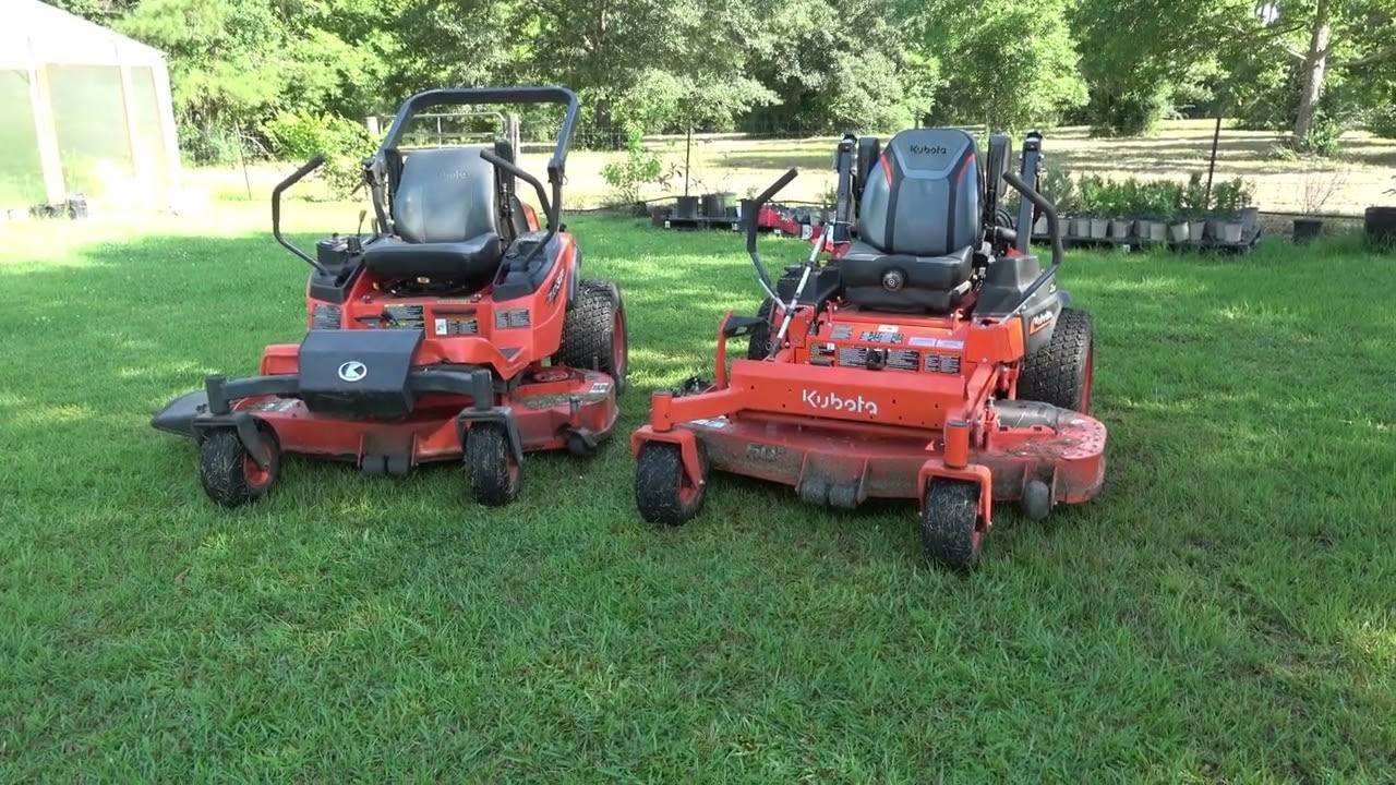 Kubota Zero Turns — Дизель против Бензина