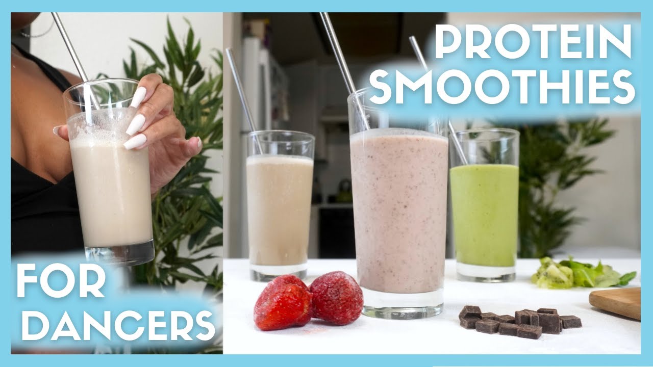 PROTEIN SMOOTHIES FOR DANCERS: 3 Recipes for Sore Muscle Recovery (Orgain Vegan Protein Powder)