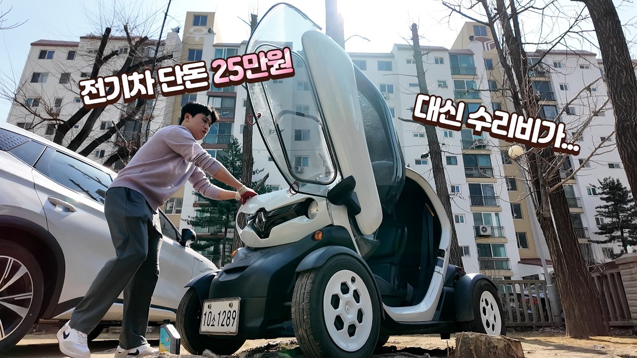 25만원짜리 전기차를 샀습니다…대신 직접 고쳐야 하는😭｜충전 안되는 트위지 직접 고쳐보는 vlog