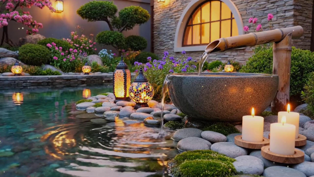 Relaxing Piano with Nature Water 🌿 Soothing Stress, Healing Mood & Inner Peace