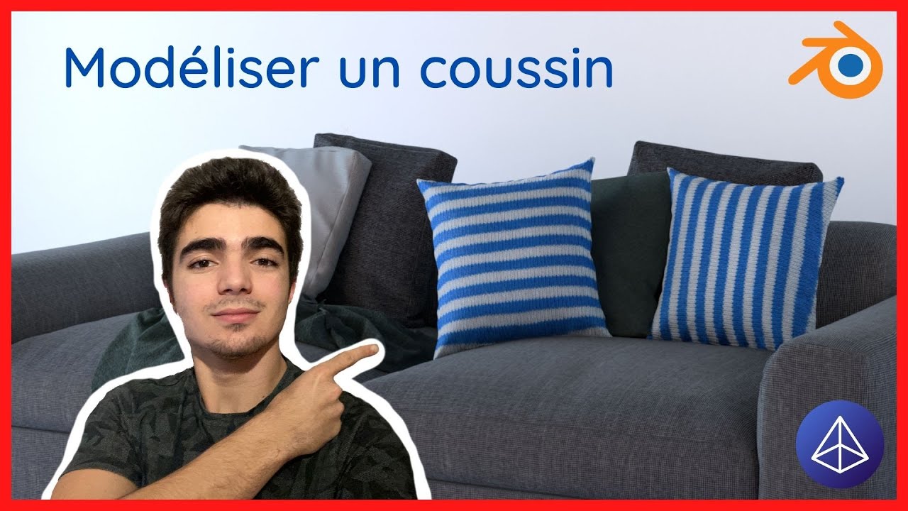 Modéliser un coussin en 3 minutes sur Blender
