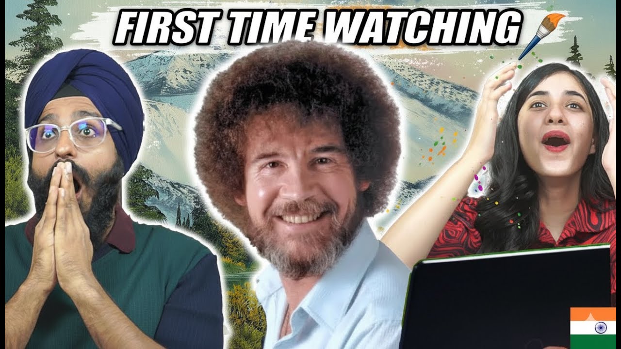 Indian People React to Bob Ross The Joy of Painting