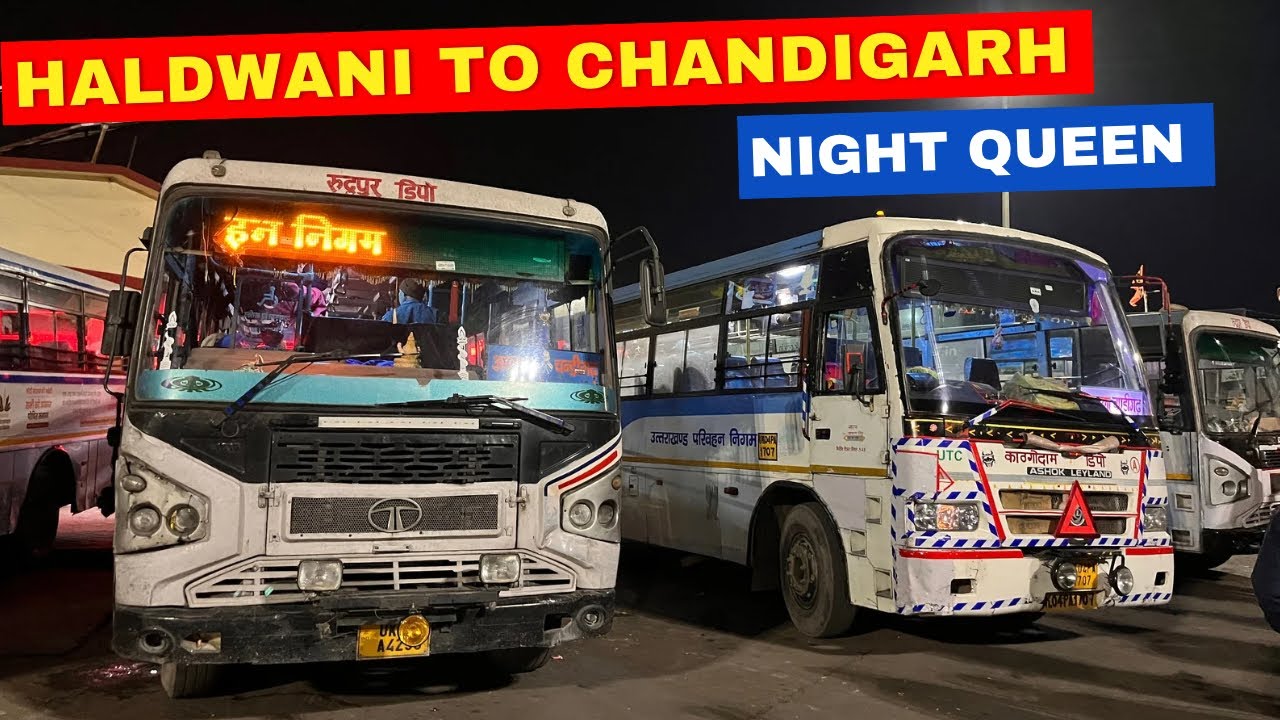 Haldwani To Chandigarh UTC Bus Journey