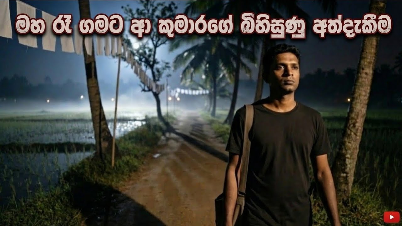 මහ රෑ ගමට ආ කුමාරගෙ බිහිසුණු අත්දැකීම