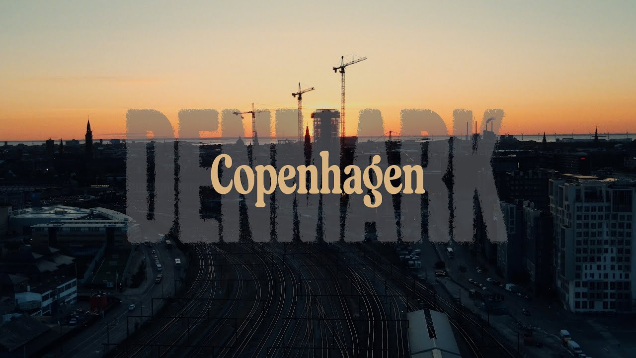 COPENHAGEN drone view 4K