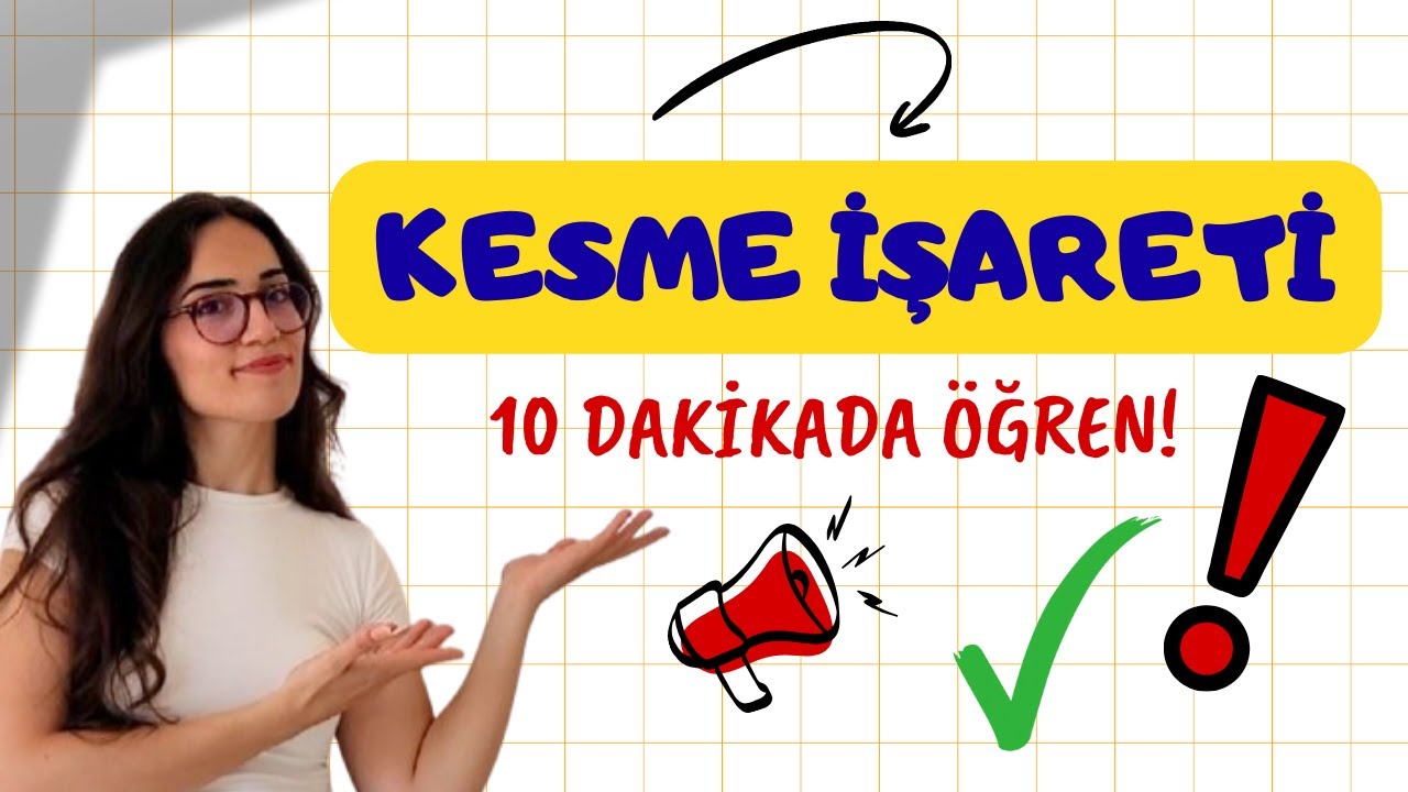 Kesme İşareti / Noktalama İşaretleri / TYT - KPSS