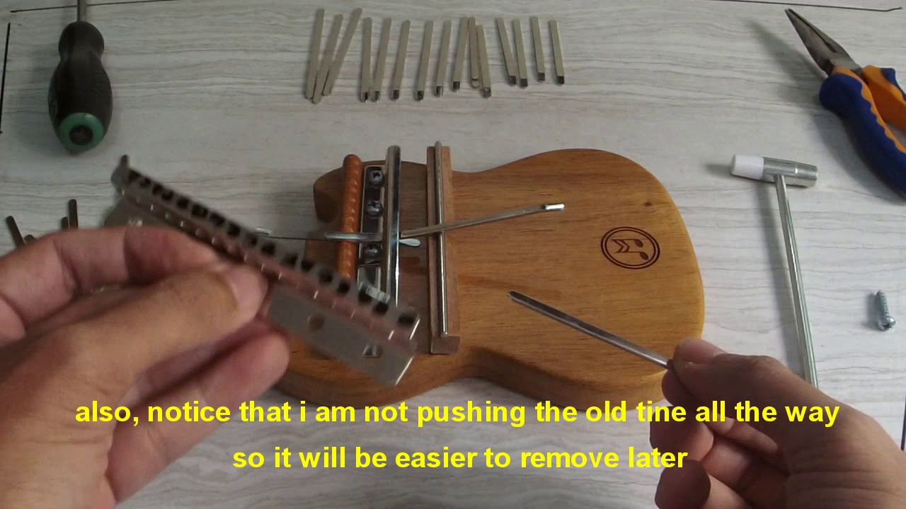 Kalimba tines and Z bracket replacement
