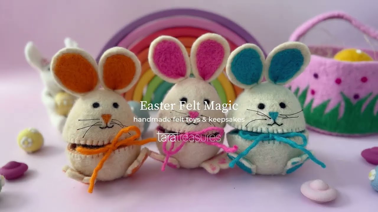 Easter Felt Magic: Fair Trade Felt Toys and Keepsakes for a Hoppy Easter! 🐰