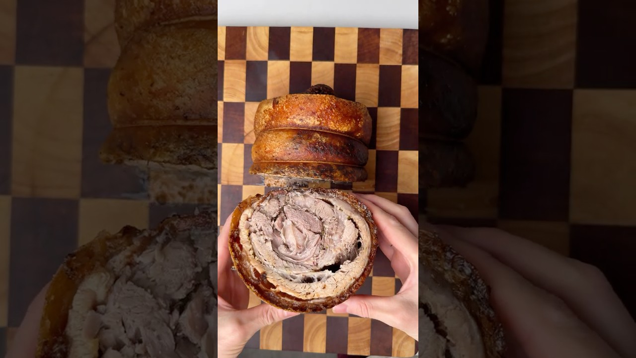 🔥 Porchetta fatta in casa &ndash; croccante fuori e super saporita! 🤤