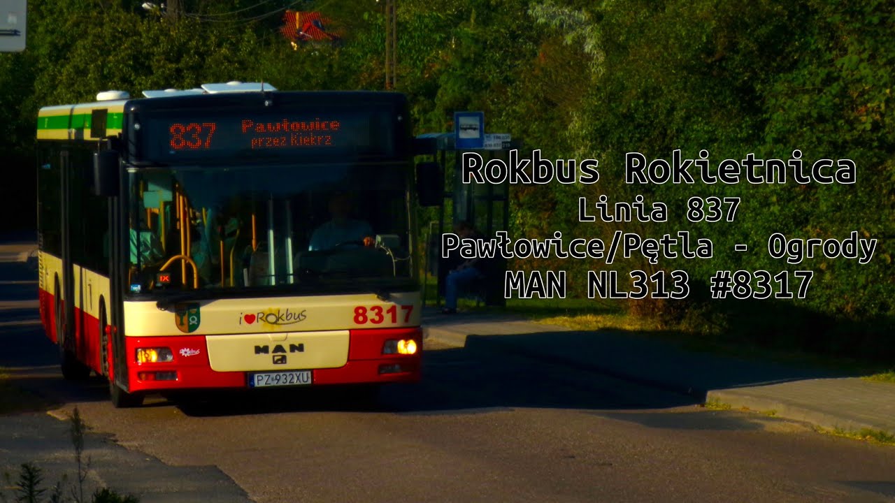 Rokbus Rokietnica - MAN NL313 #8317 - Linia 837
