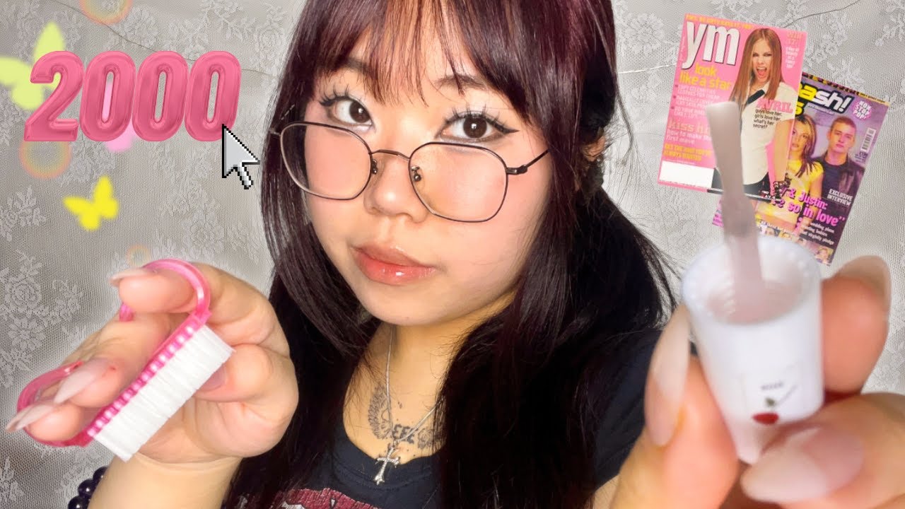 2000s Girl does your Nails ASMR⭐️