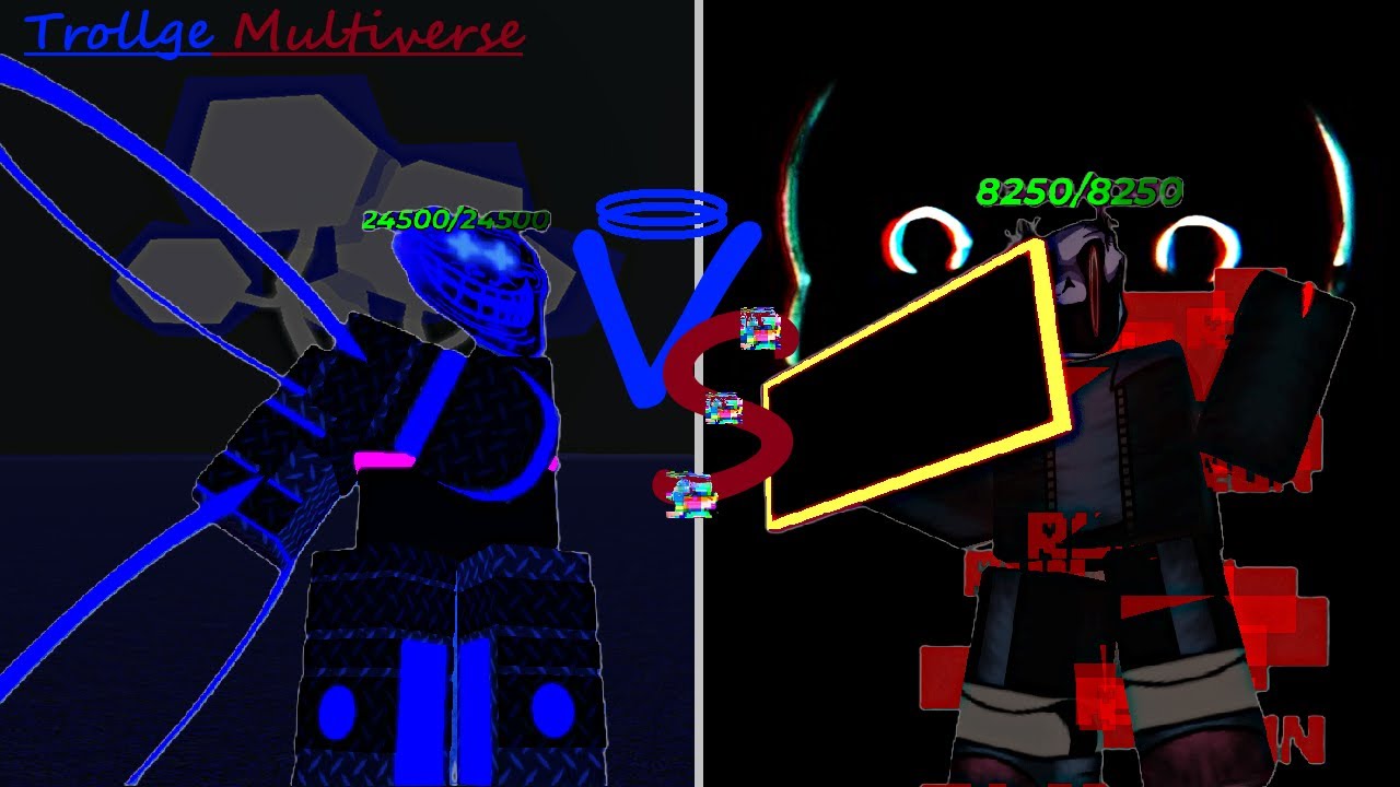 Ruler: Guardian Of The Galactic VS VHS Sans | Trollge Multiverse (Roblox)
