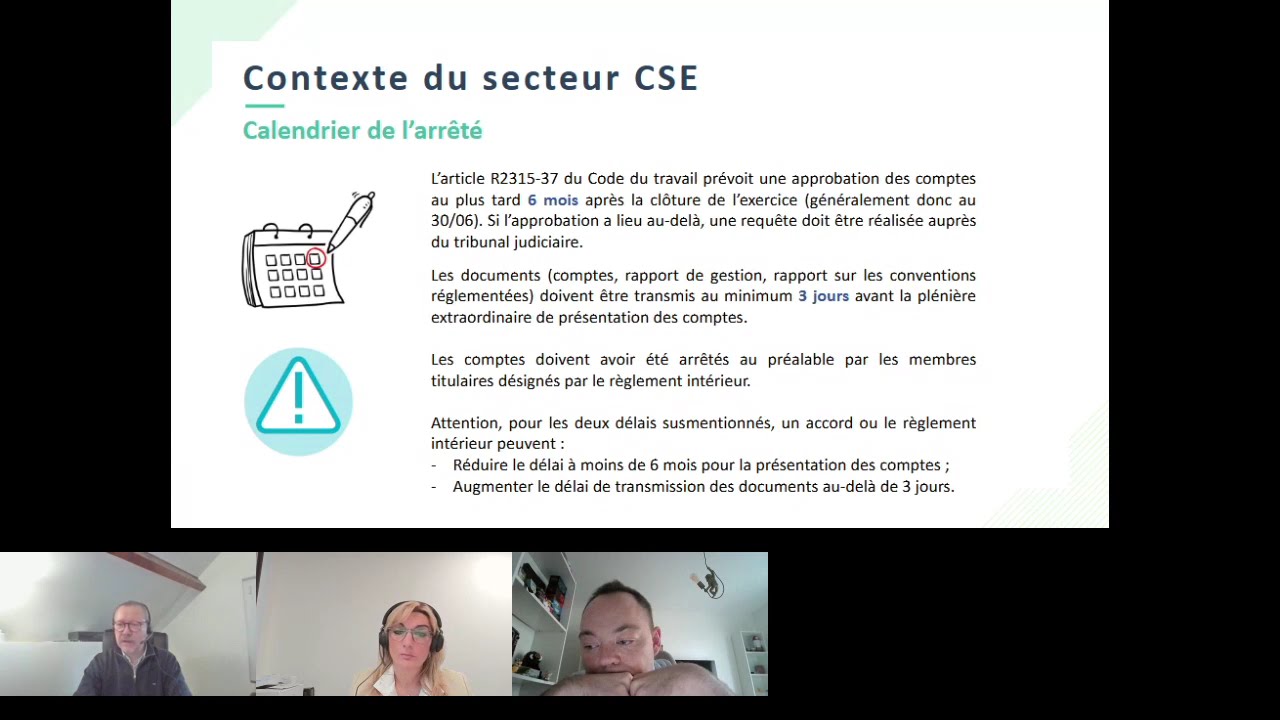 Les Matinales CSE - L'arrêté des comptes annuels 2025 du CSE