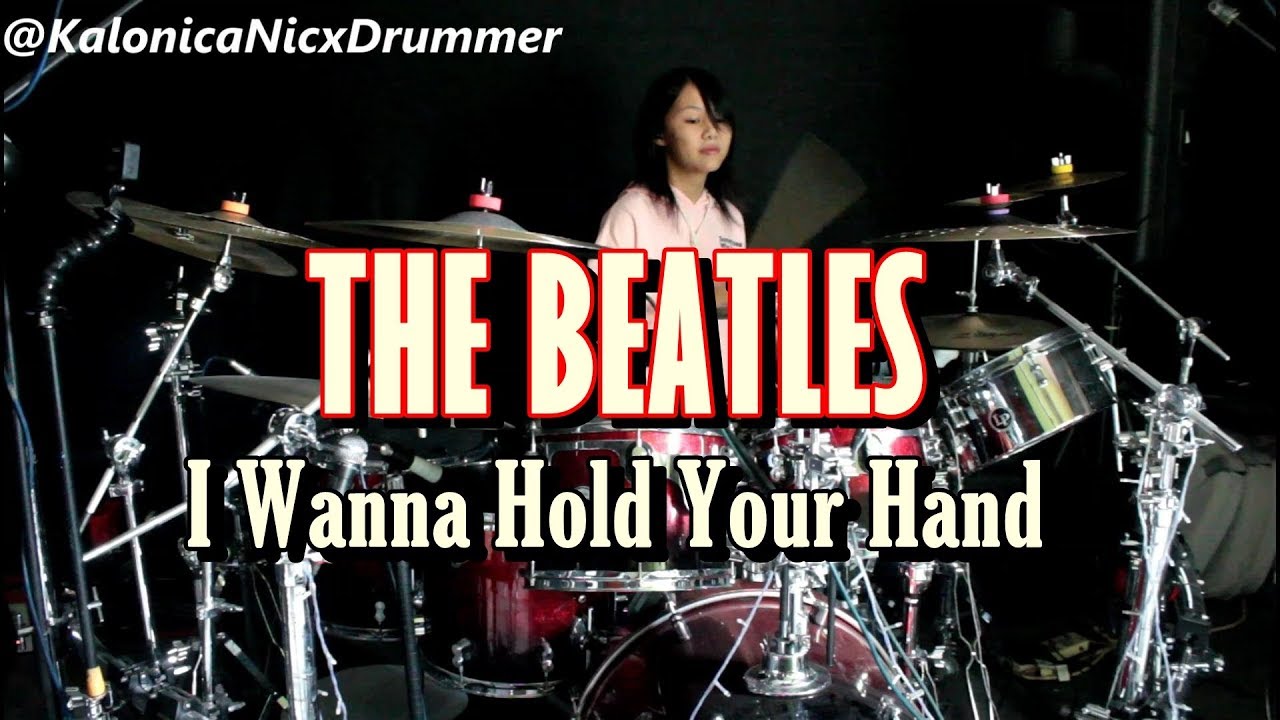 The Beatles ~ I Want To Hold Your Hand ~ Ringo Starr | Drum cover by Kalonica Nicx