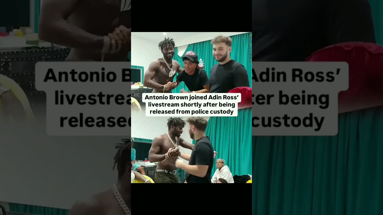 Antonio Brown Joins Adin Ross LIVE Right After Getting Out of JAIL?!...