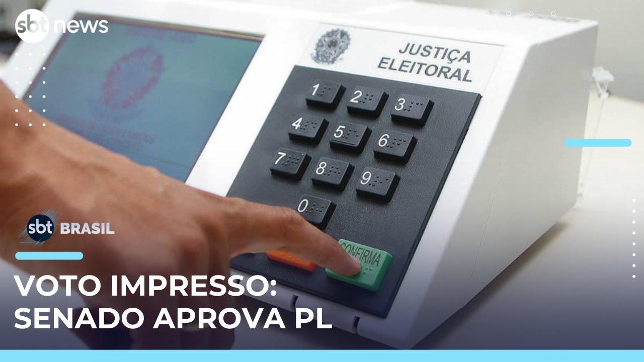 Senado aprova projeto de lei que cria novo Código Eleitoral com voto impresso | 