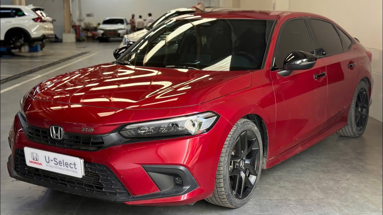 ✅Đại Lý Honda Ô Tô Kim Thanh Rao Bán Honda Civic RS Màu Đỏ Siêu Lướt Giá Hạt Dẻ | ☎️Gọi 0909866871