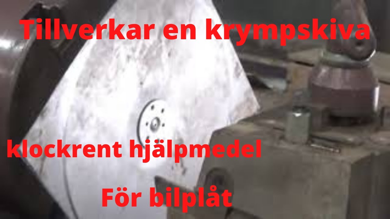 Tillverkar en krympskiva