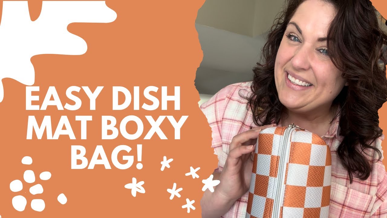 Beginner Friendly Sewing - Dish Drying Mat BOXY Bag! GO VOLS! 🧡
