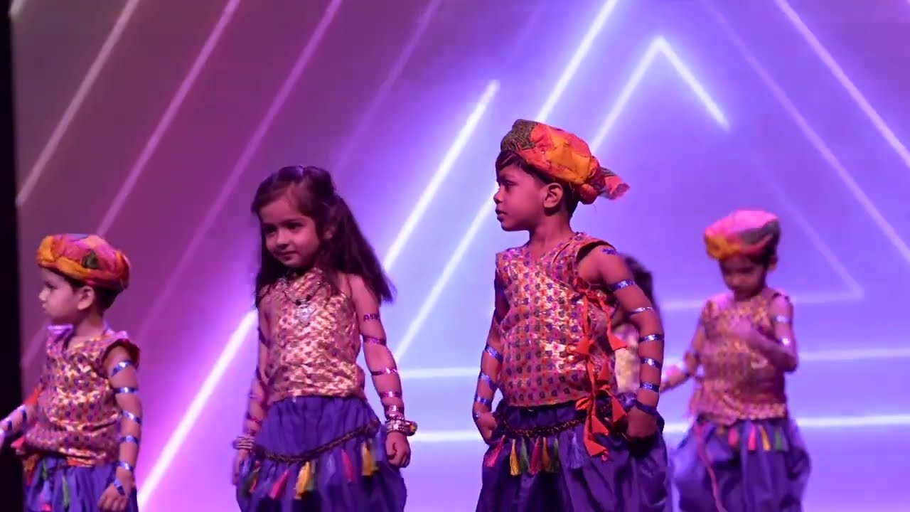 Annual Dance Program 2024-25 Nursery Kids Performance on Gujarati Songs
