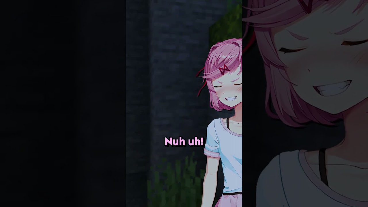 Sayori thinks everything is DIAMONDS?!💎(DDLC Voiced Animation) #ddlc #shorts