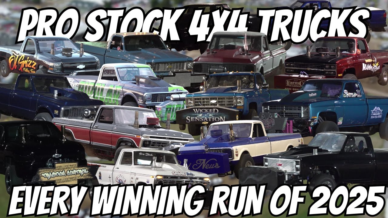 Every winning pro stock 4x4 truck run of 2025!