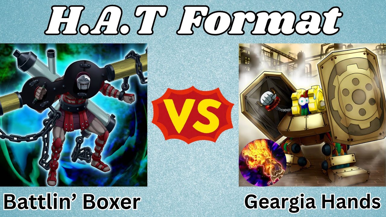 Battlin' Boxer Vs Geargia Hand! | HAT Format Replay Review! | (2014 Yu-Gi-Oh! WCQ)