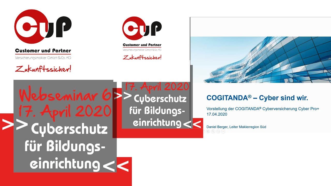 Webseminar Cyberschutz für Bildungseinrichtungen