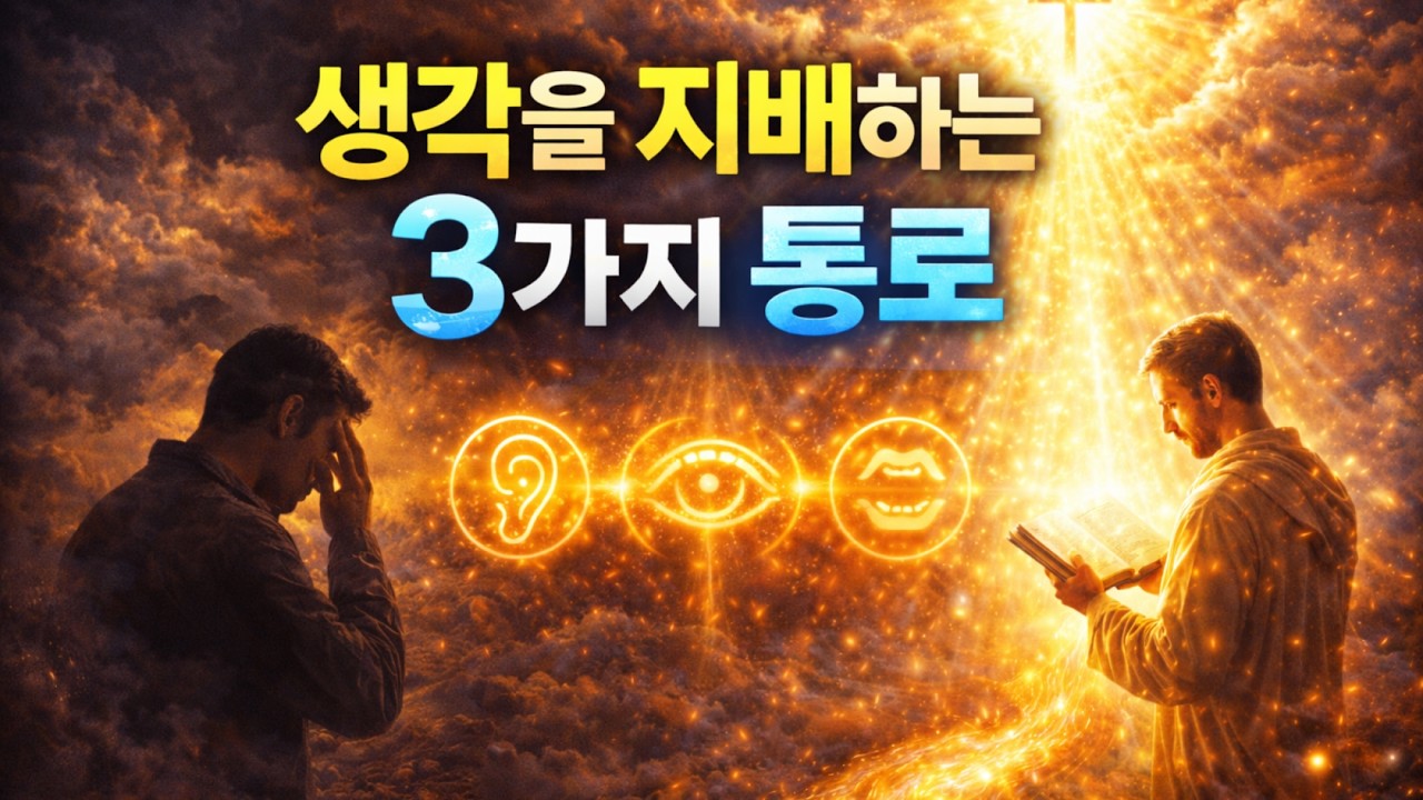 생각을 지배하는 세 가지 통로 | 마음을 지키는 실제적 방법 | 당신의 생각을 지배하는 세 개의 문이 열렸습니다