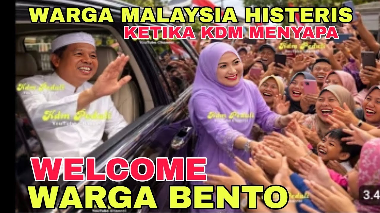 🔴WARGA MALAYSIA HISTERIS , SAMBUT KEDATANGAN KDM HARI INI‼️