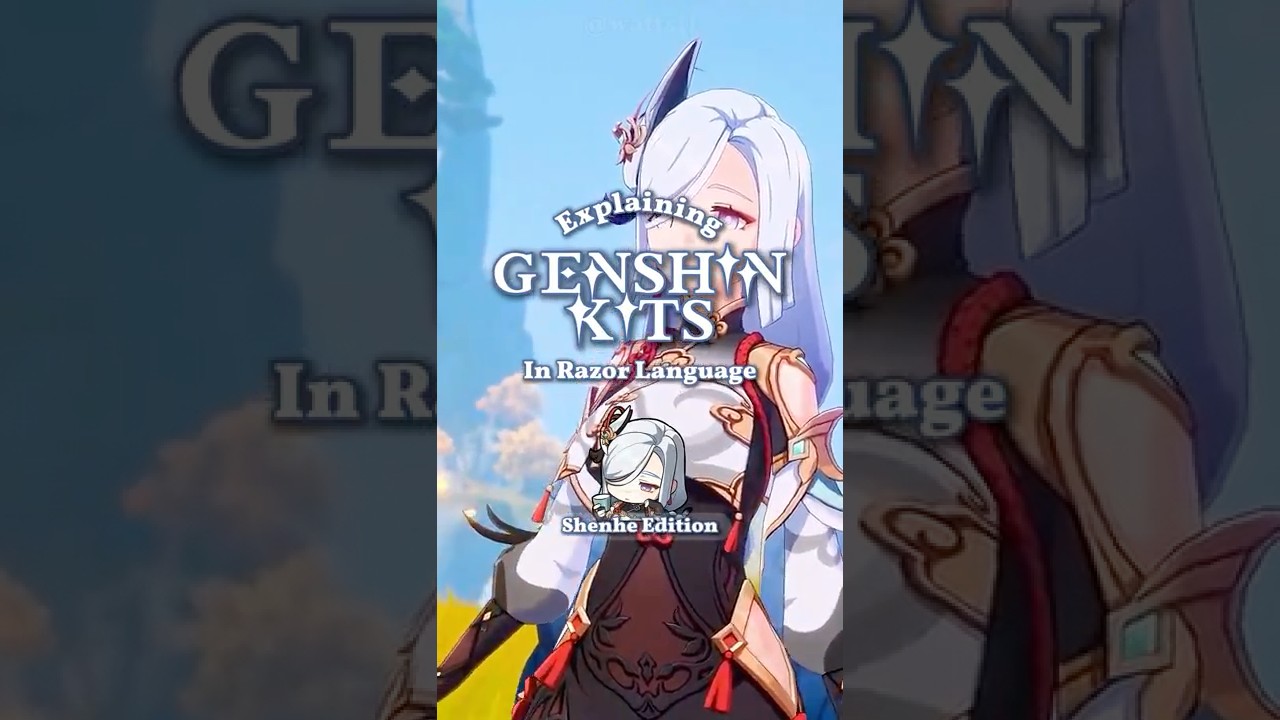 Explaining Shenhe's Kit In Razor Language #genshinimpact #hoyocreators #genshin #shenhe