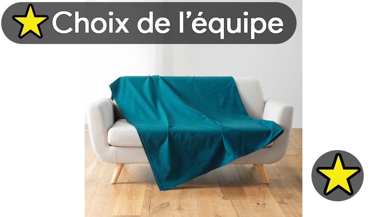 🏆 TOP 3 MEILLEUR PLAID CANAPE DE GRANDE TAILLE 2025