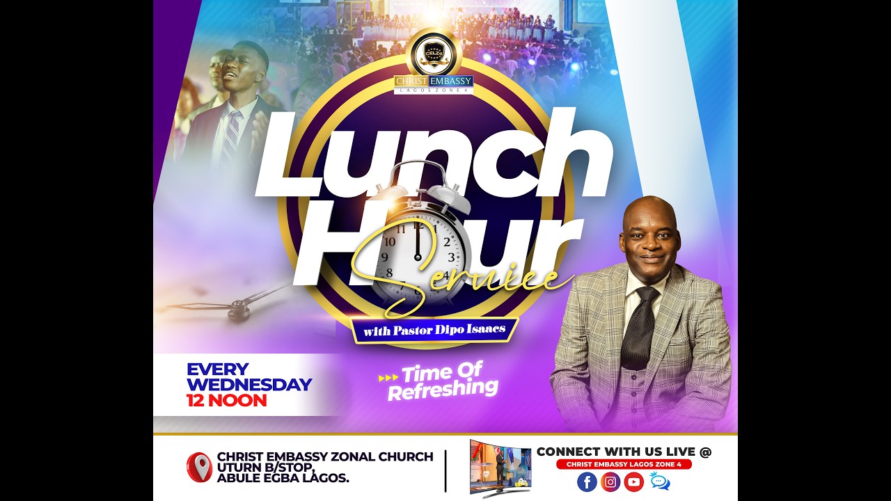 LUNCH HOUR PRAYER AND COMMUNION SERVICE WITH PASTOR DIPO ISAACS || 18TH MARCH, 2026