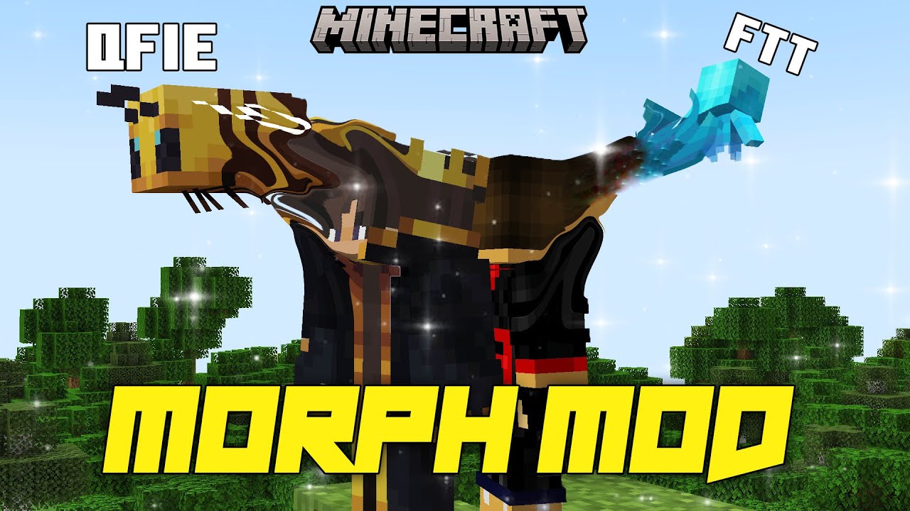 Minecraft But We can Morph ft  @FTTGaming | Qfie | Minecraft Malayalam #mod