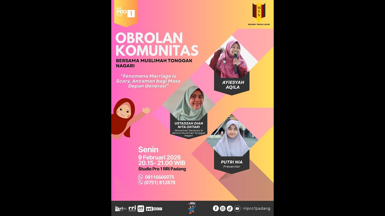 OBROLAN KOMUNITAS || SENIN, 9 FEBRUARI 2026