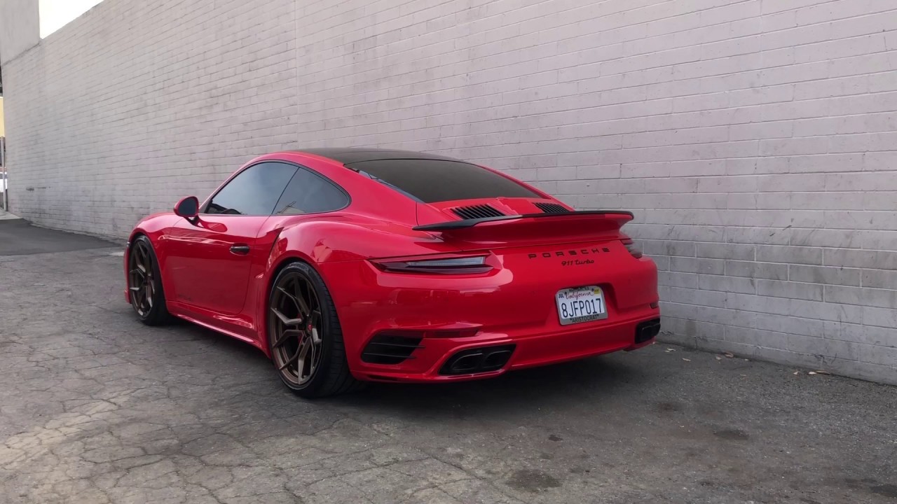 PORSCHE 911 TURBO - NEW VOSSEN FORGED EVO3 - H&R LOWERING SPRINGS