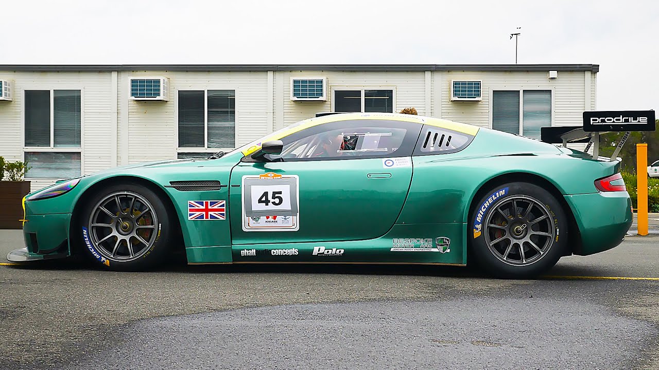 V12 Aston Martin DBRS9 at Phillip Island | On Board - 3D Audio (wear headphones)