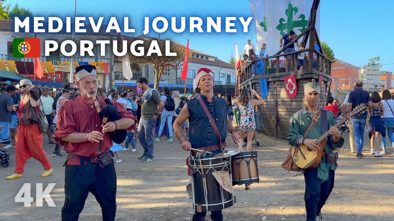 [4K] MEDIEVAL JOURNEY IN SANTA MARIA DA FEIRA | PORTUGAL - Part 1 @Viagem Medieval em Terra de Santa Maria