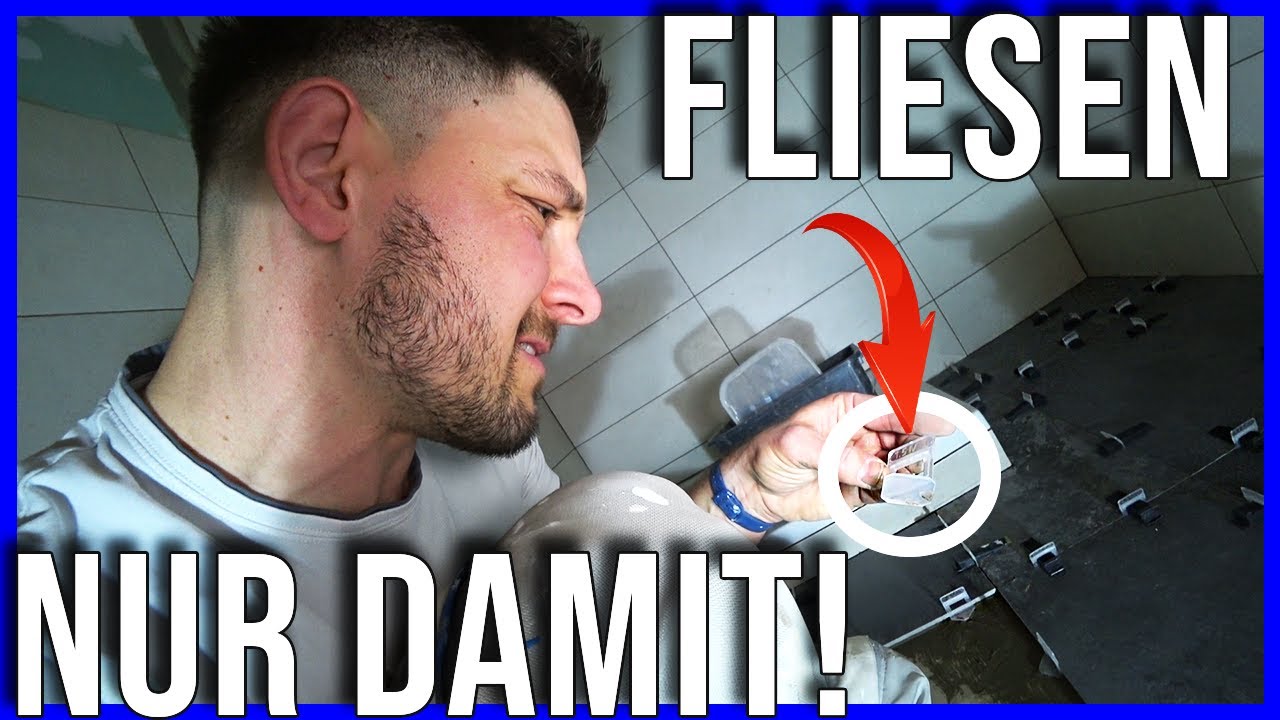 Fliesen NUR DAMIT verlegen | VIEL einfacher | Genau erklärt