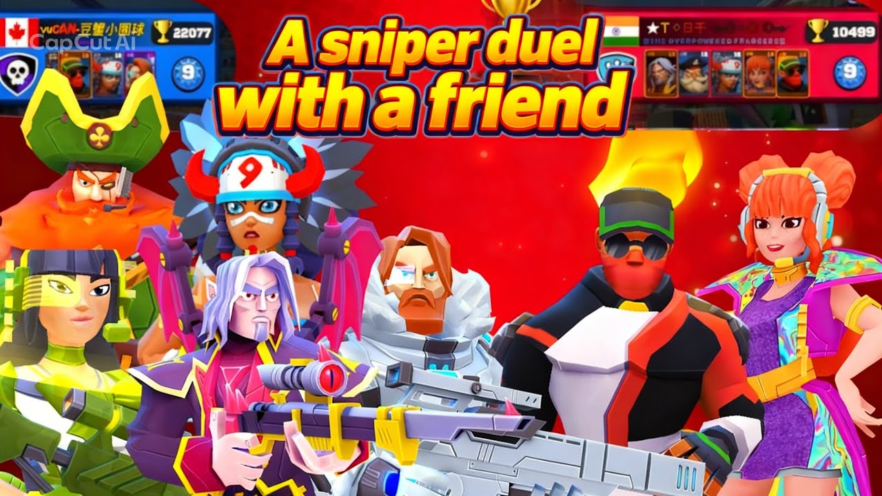 FRAG Pro shooter A sniper duel with a friend 🙀🙀🤩🤩😆😆‼️‼️🆕🆕