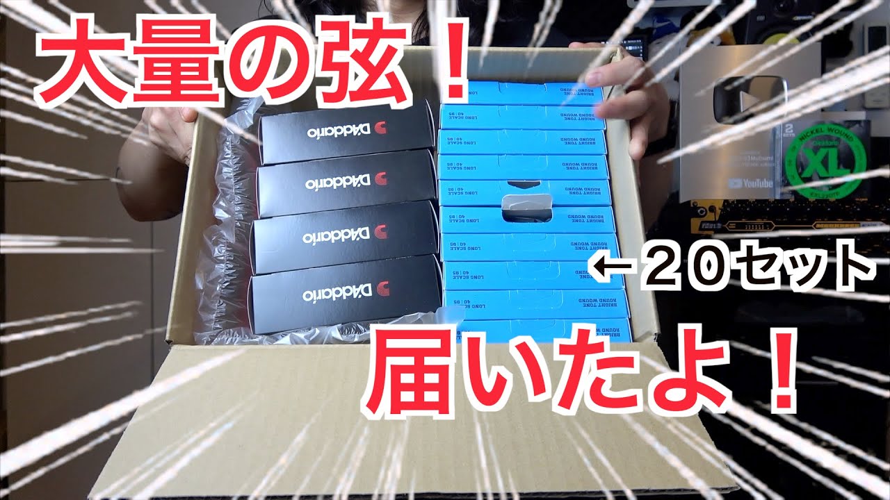 【ベース】弦って音にめっちゃ影響する！僕の使っている弦はこれ！【DADDARIO】