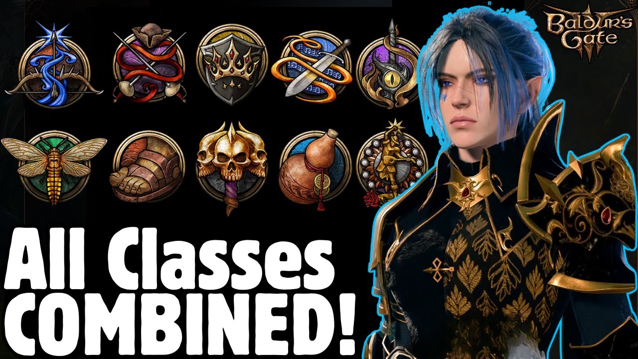 ALL CLASSES COMBINED MOD Build in Baldur's Gate 3