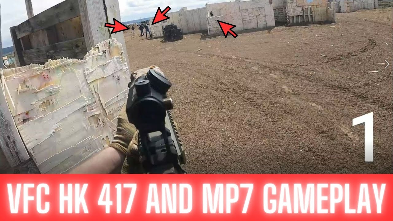 VFC Hk417 and MP7 GBBR Airsoft Gameplay
