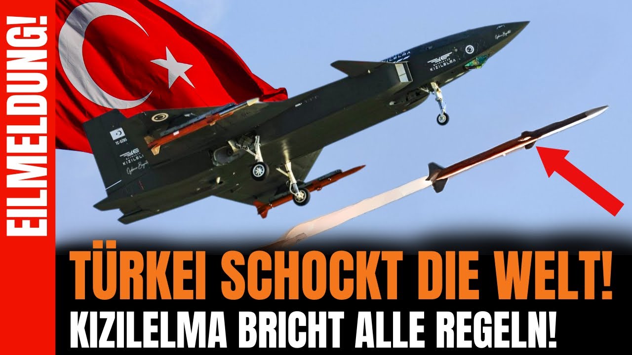 🚨Türkei schreibt Geschichte – Kızılelma zerstört Jet als erste Drohne der Welt!