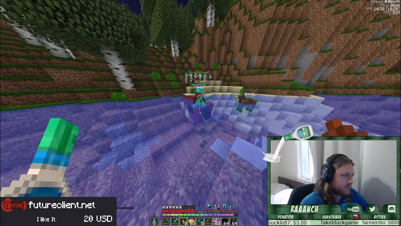2b2t - Stream Sniped By Spawnmason! Shulker Stash of Tastiness! Base and Dupestash Hunting 101