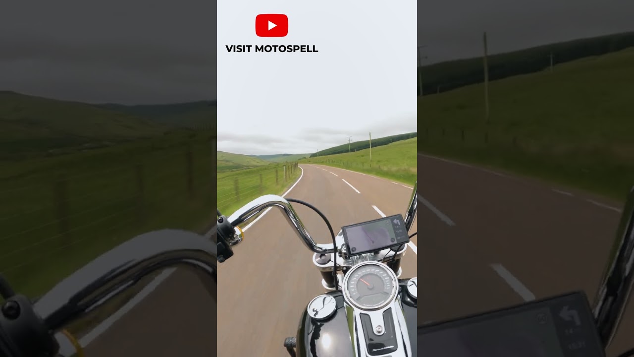 Having fun on Scottish roads! And listen to that V-Twin! Eargasmic!