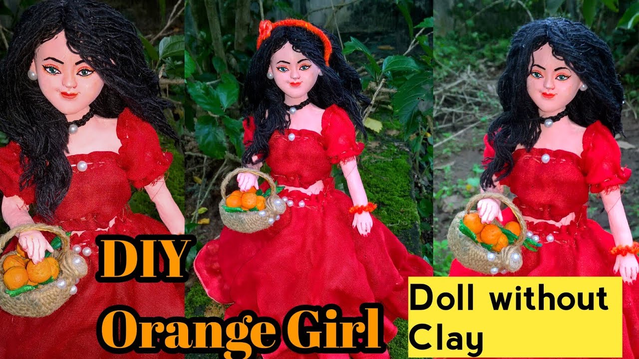 How to make a doll without clay using waste materials|Creative Jay|best out of waste|doll|Malayalam
